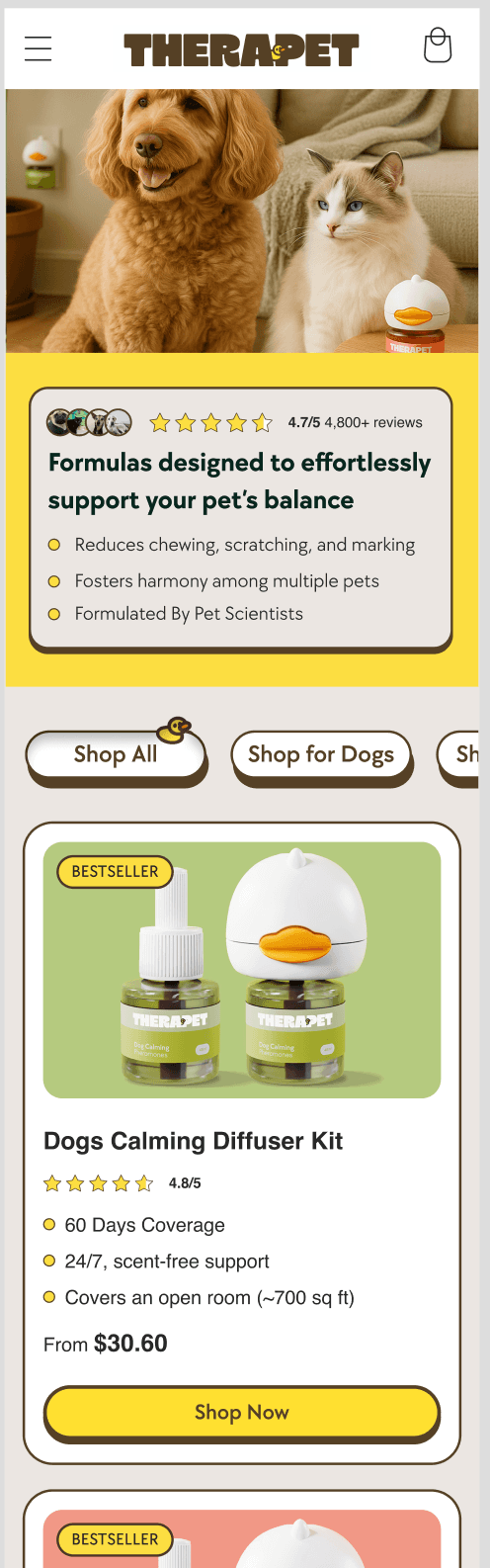Collection Pages after redesign