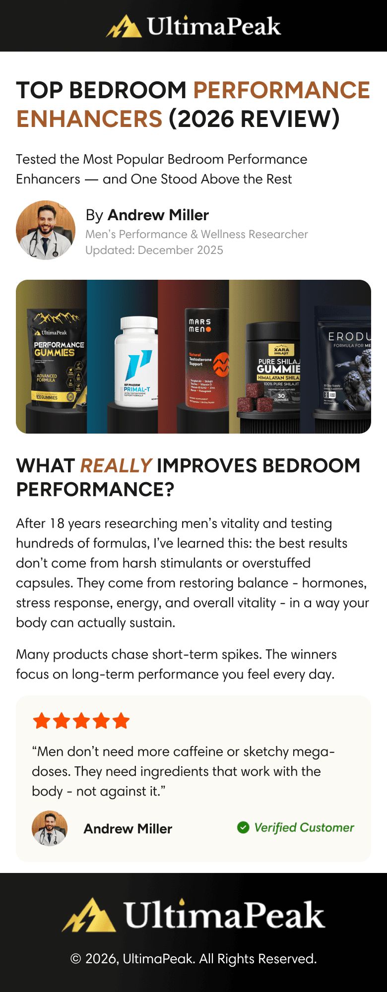 UltimaPeak - Advertorial